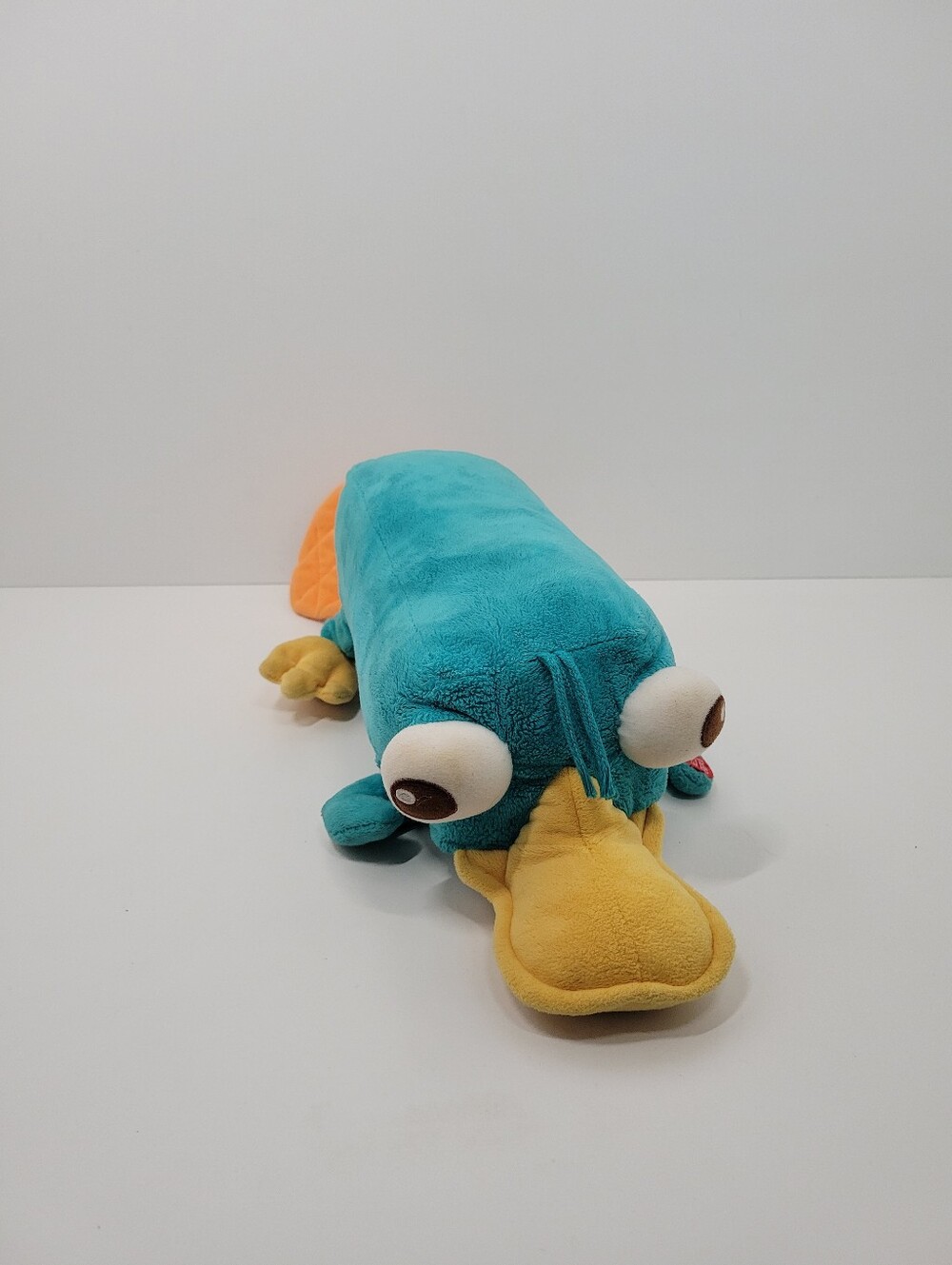 Vtg Disney Store Phineas And Ferb 18" Perry The Platypus Plush Stuffed Toy